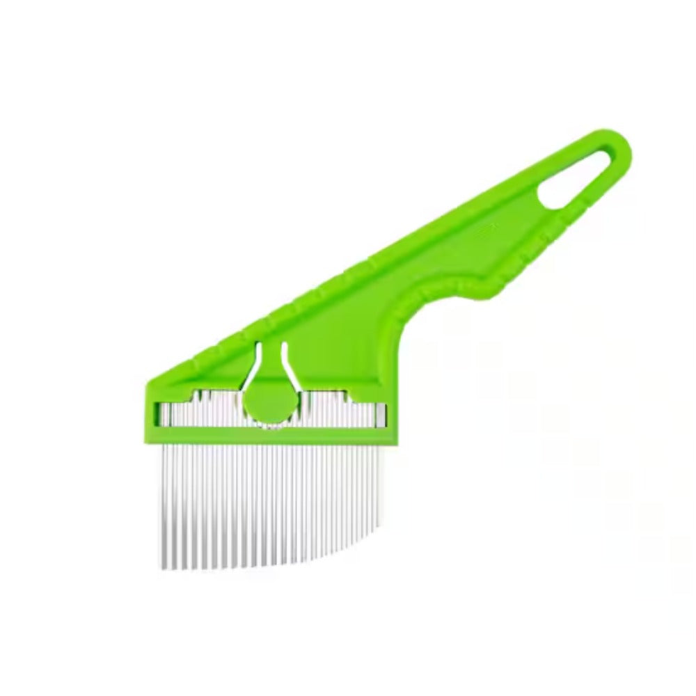 3 Inch Angled Weeder with Stainless Steel Blade - Durable Garden Tool for Precision Weed Pulling Lawn Care