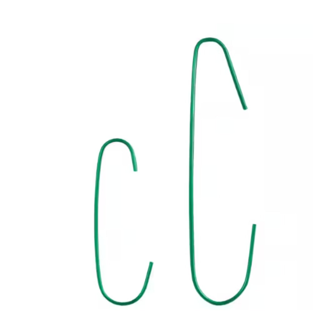 200-Piece Metal Ornament Hooks - Rustproof Reusable Hangers for Christmas Baubles Ornaments